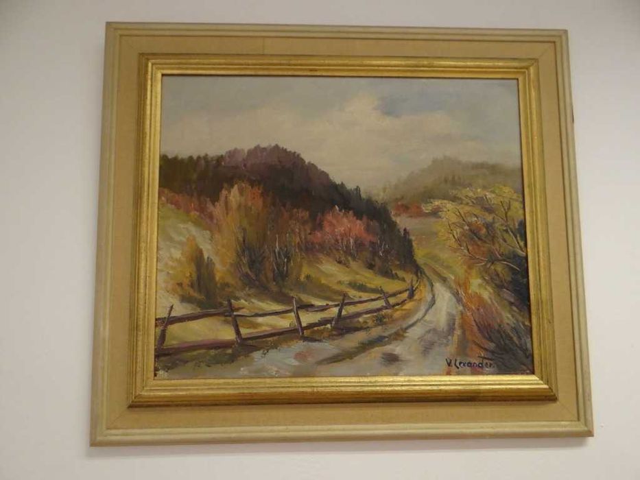 Obraz, olejny piękny ,,Droga "