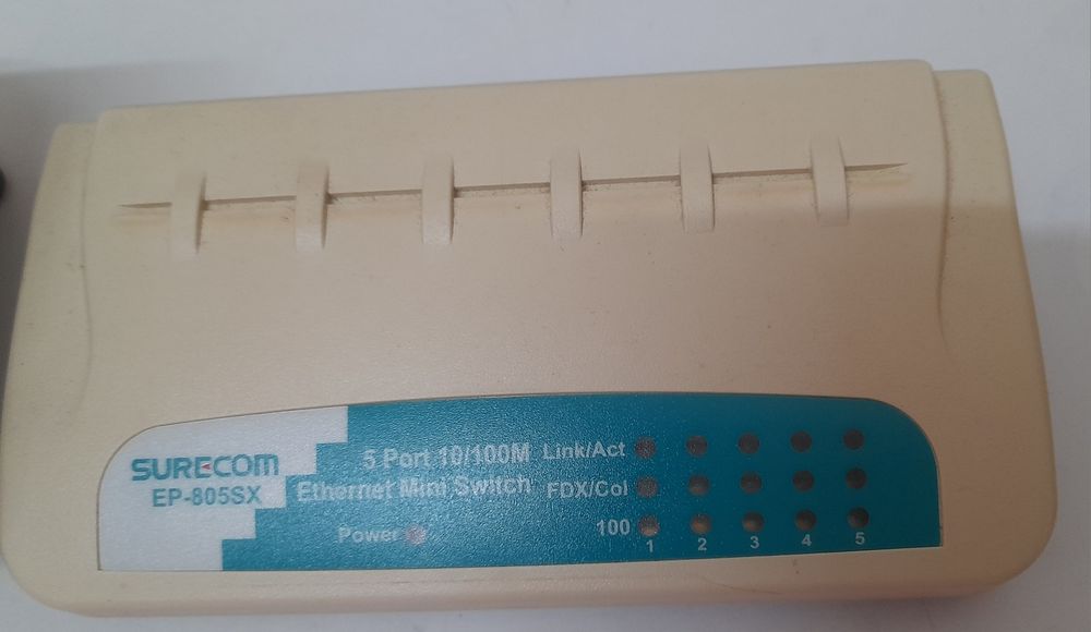Surecom 8-Port 10/100 Switch - Good Condition64553032042497121