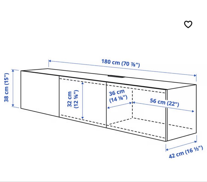 Movel Tv branco Ikea