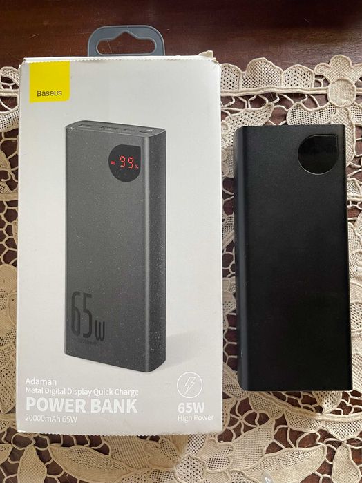 Powerbank Baseus Adaman 20000mAh 65W Quick Charge