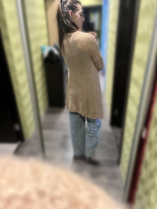 Теплий шерстяний кардиган Hallhuber