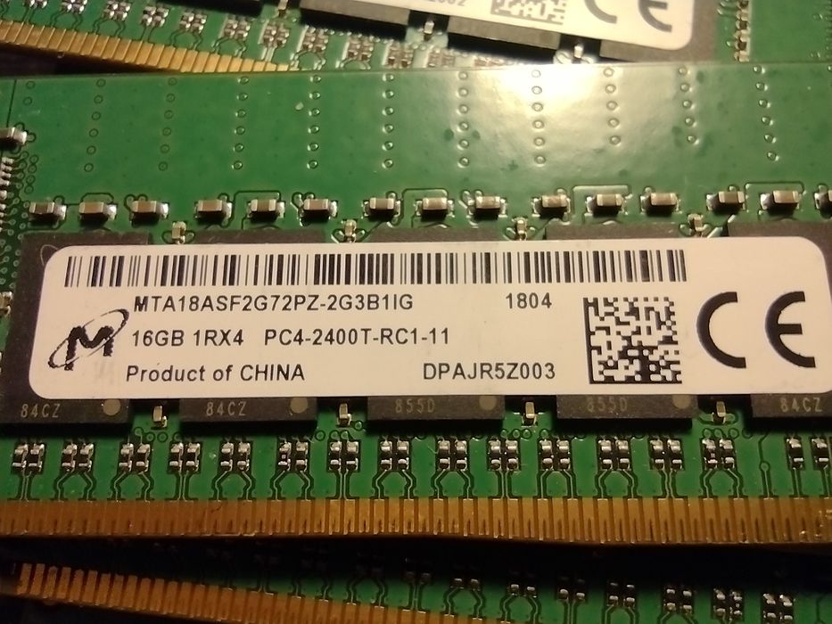 Серверна DDR4 DDR3 16Gb 8Gb ECC reg 2400 2133 12800 14900