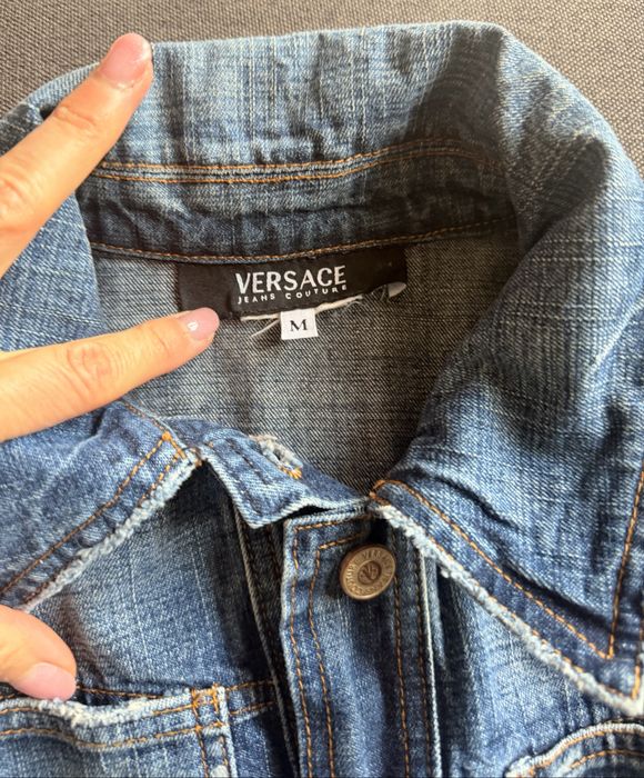 Versace kurtka jeansowa katana M