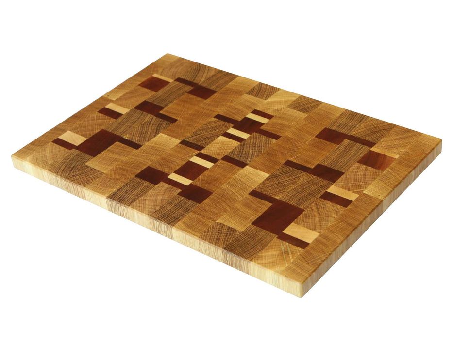 Deska do krojenia Sztorcowa - end grain Dąb 2 sztuki