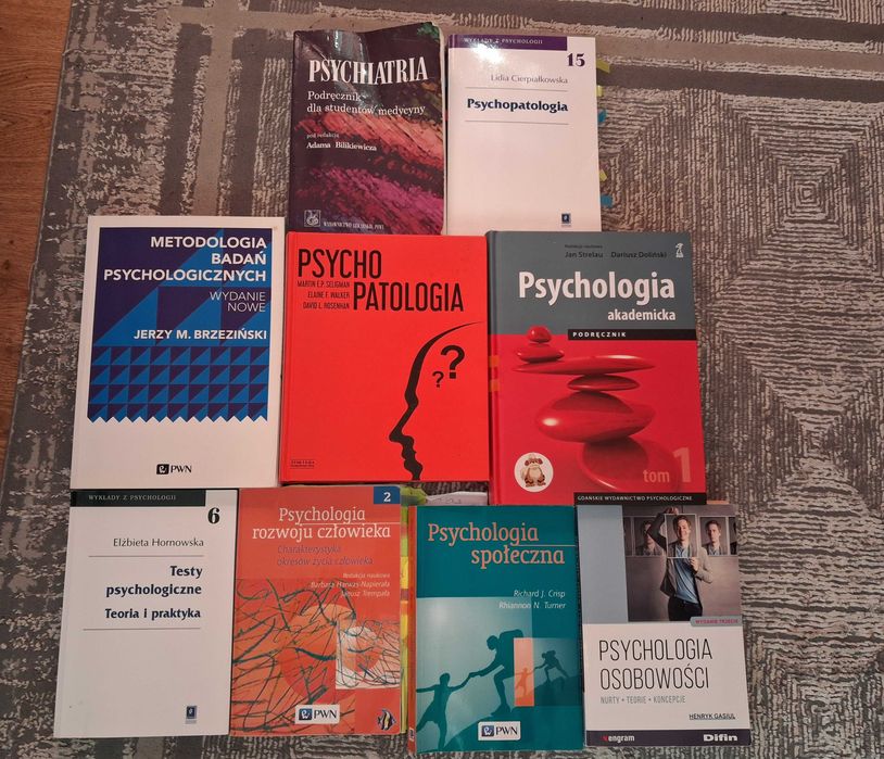 Komplet podręczników psychologia