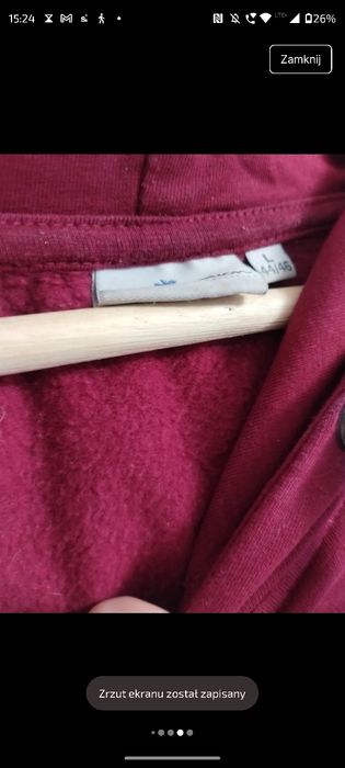 Bluza sukienka fuksja róż oversize malinowy kolor