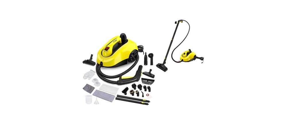 Myjka parowa Uniwersalna 2000W 5barów 1,5L TVD SW608-A Zestaw końcówek