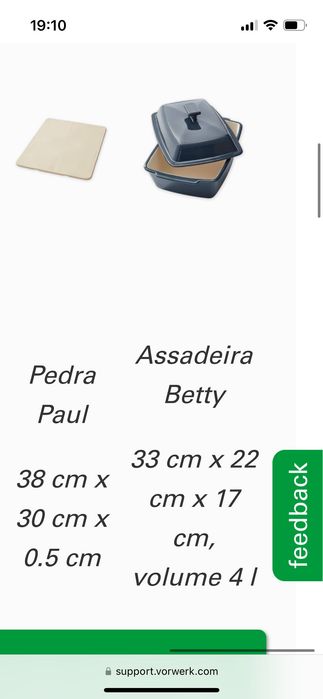Vende-se pedra Paul e assadeira Betty