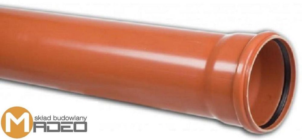 Rura kanalizacyjna PCV 200 6m 29,00zł/mb 174zł/szt SZAMBO KANALIZACJA