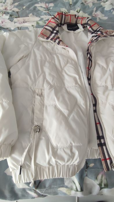 Kurtka wioana biała