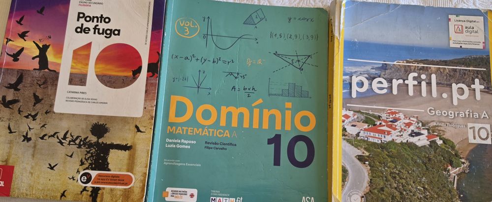 Livros escolares 10 ano