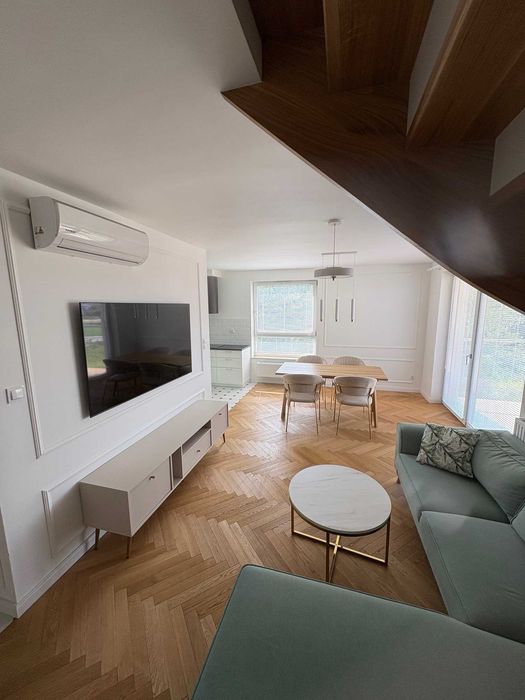 Dwupoziomowe mieszkanie 74 m² | Wysoki standard | Klimatyzacja | Garaż | ul. Arktyczna (Zawady)