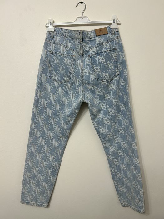 Блакитні джинси mom fit
