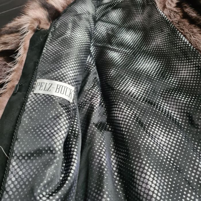 Piękne długie futro z szopa