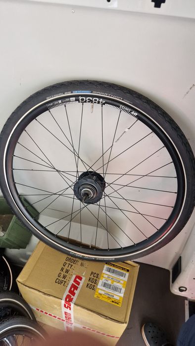 Nowe koło tylne ebike Shimano steps Nexus Di2  cs7050 5 disc