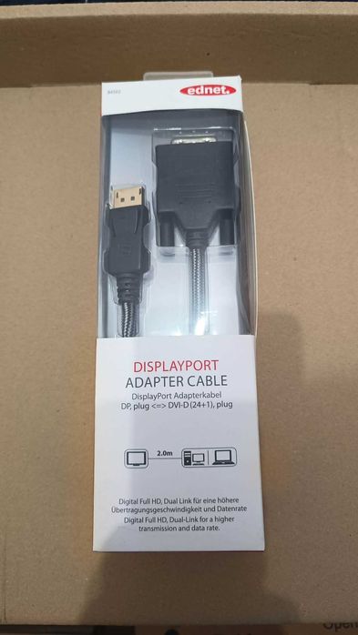 Kabel DisplayPort - DVI-D Adapter (20zł sztuka)