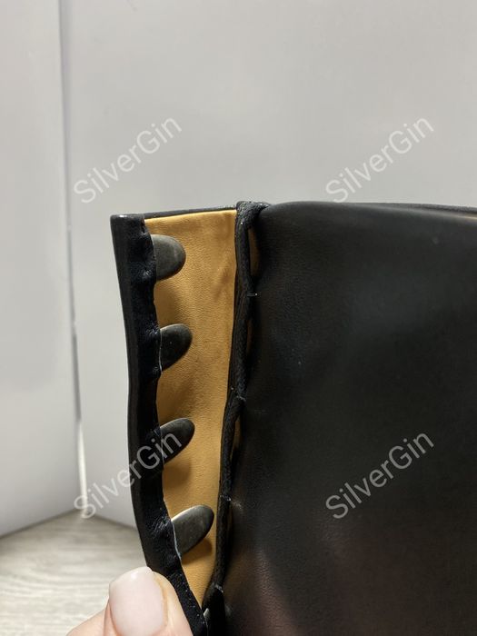 Ботинки Maison Margiela Tabi Чоботи Сапоги шкіряні Maison Margiela