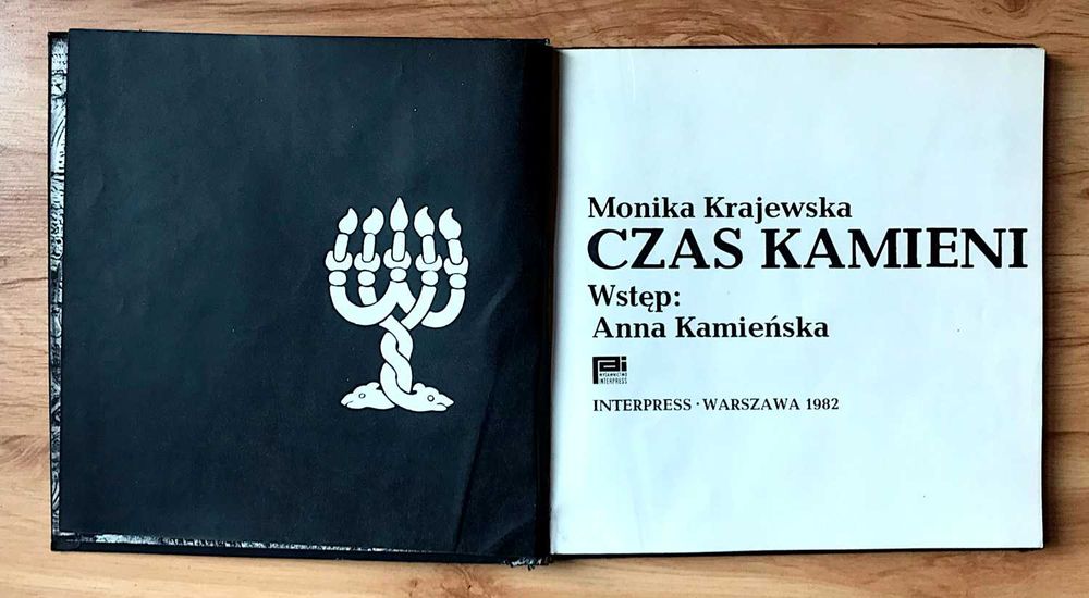 Macewy Judaica Czas kamieni Monika Krajewska Antologia poezji kpl 2 +