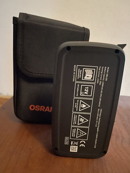 OSRAM Jump Starter Kit Battery Start 300 12V OBSL300 Powerbank NOVO
