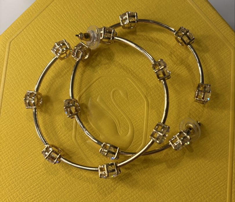Oryginalne nowe kolczyki Swarovski okazja