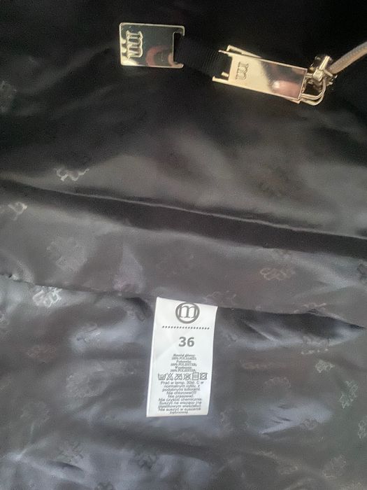 Długi pikowany bezrękawnik