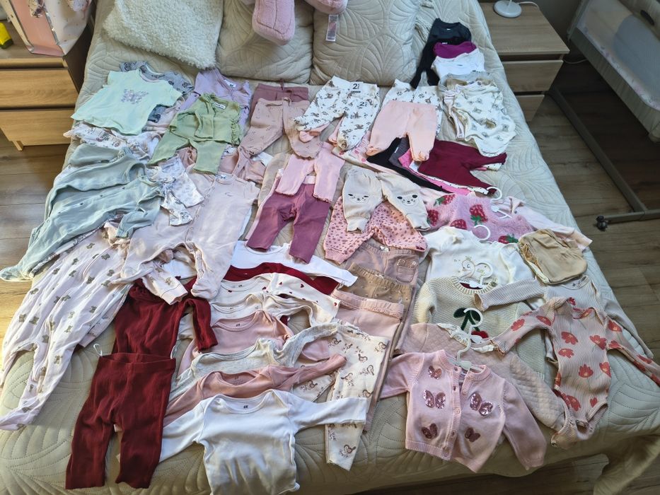 Wyprawka dla dziewczynki 56 62 68