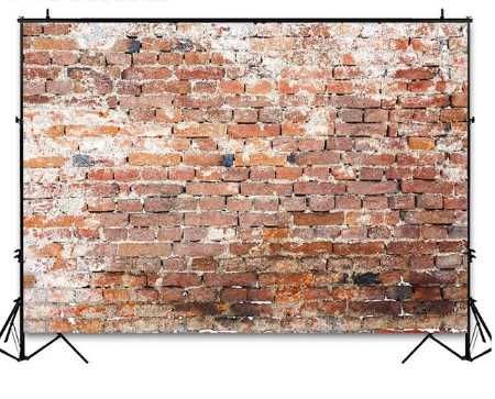 Fundo para fotografia de cenário efeito Outddor tijolos 2.50x1.80mt