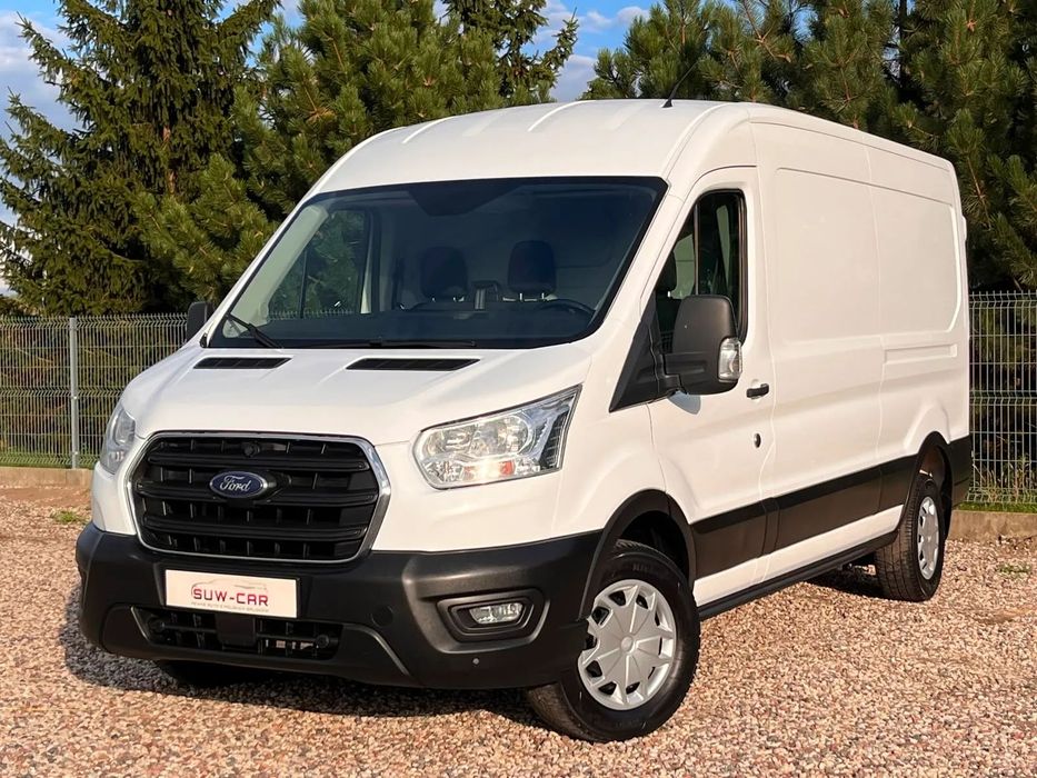 Ford Transit L3H2 2.0 TDCI 185KM, Nowy Model, Klima, Koła 16 cali, Salon Polska, Pierwszy Właściciel, BEZWYPADKOWY- ORYGINALNY LAKIER, FV 23%, Bardzo Zadbany !!!