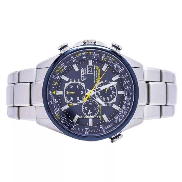 Zegarek Citizen Eco-Drive Blue Angels Radio Chronograph AT8020-54L