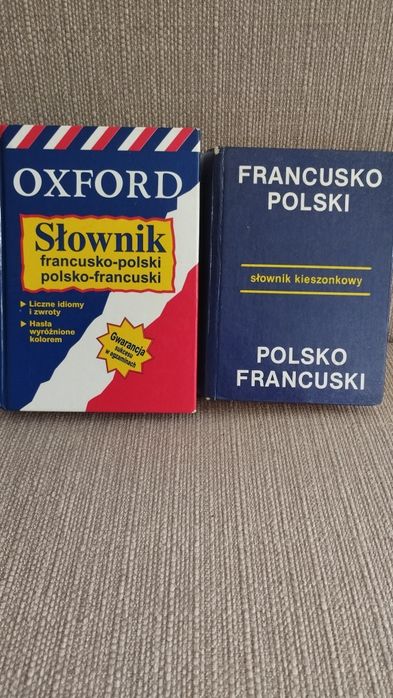 Słowniki francusko polski i polsko francuski