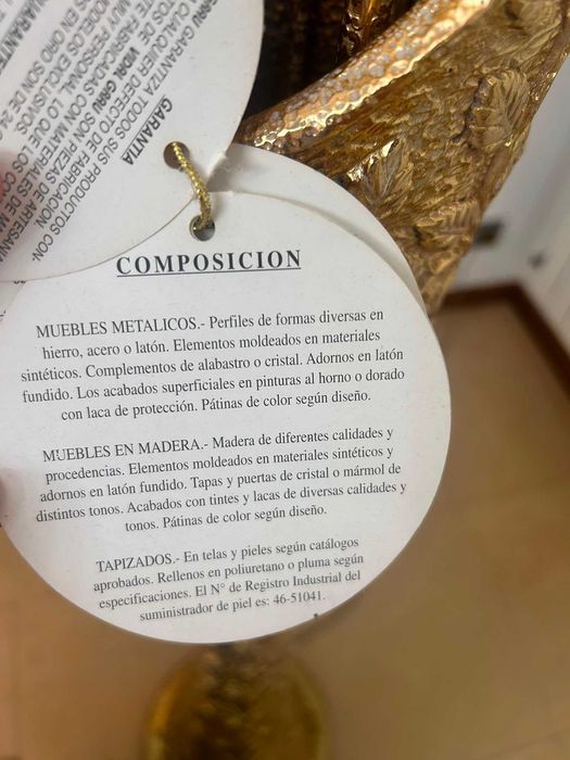 Conjunto sala clássico em talha dourada