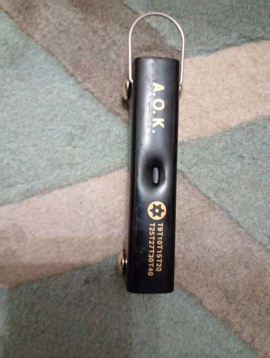 Conjunto chaves Torx dobrável A.O.K. T9-T40