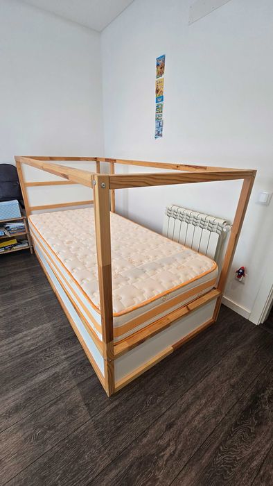 Cama Infantil Ikea Kura + Colchão