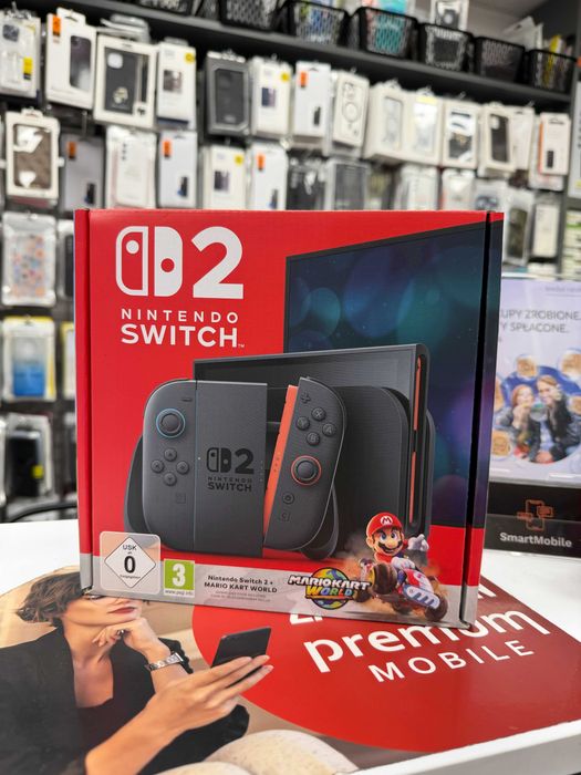 Konsola Nintendo Switch 2 + Mario Kart World | Sklep | Nowe | Gwarancj