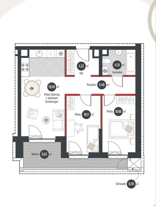 3 pokojowe, umeblowane, garaż w cenie