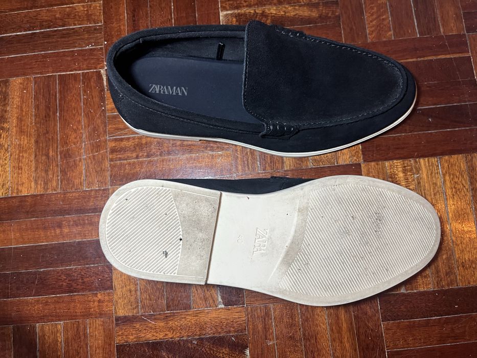 Mocassim preto zara
