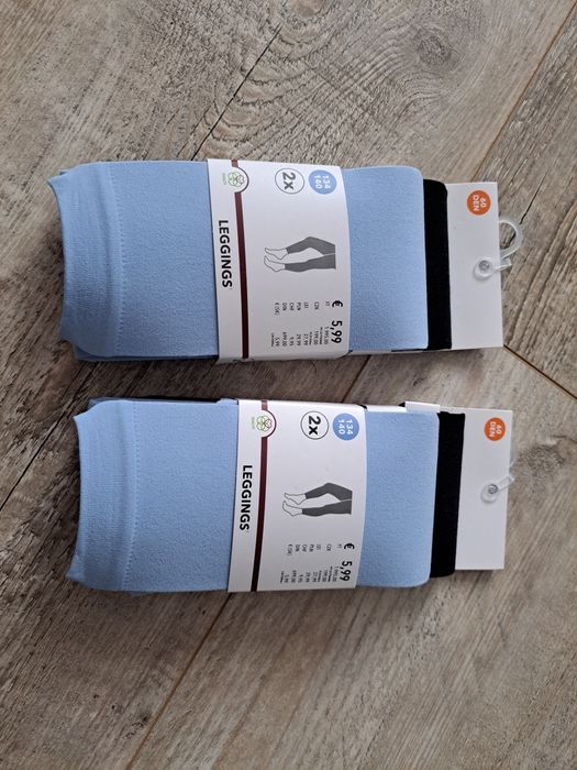 Legginsy dziewczęce 60 DEN - 2x2pak - 134/140