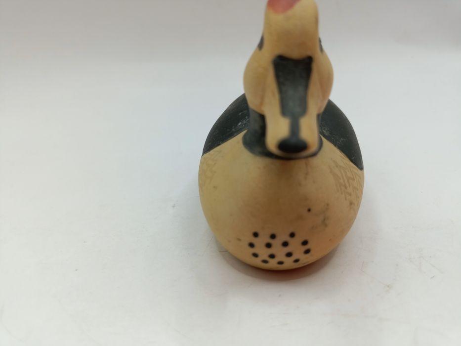 Ceramika dekoracja Mała kaczka ręcznie malowana wiosenna ozdoba
