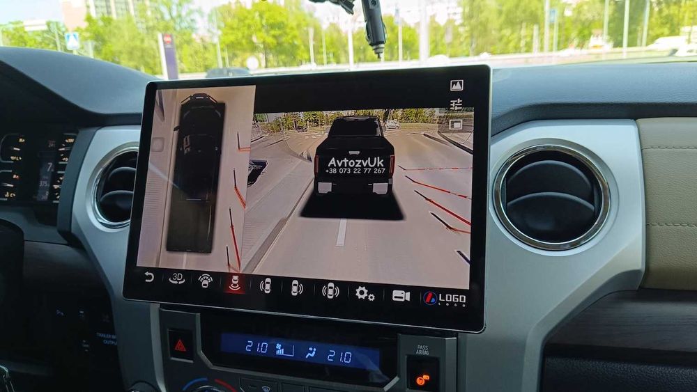 Магнитола Android 15 CarPlay GPS TV USB Навигация Дисплей мультимедия