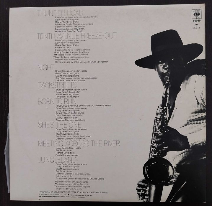 Vinil “Born to run”, de Bruce Springsteen