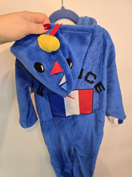 Strój przebranie piżama France 98 - 104 karnawał