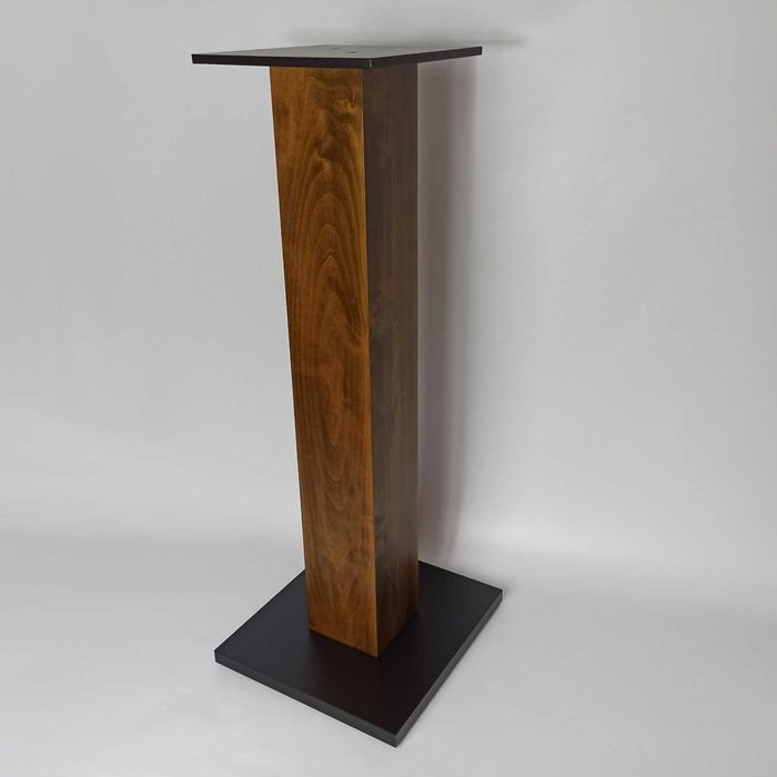 Podstawki pod kolumny audio drewniane – stabilne stojaki stereo 68cm
