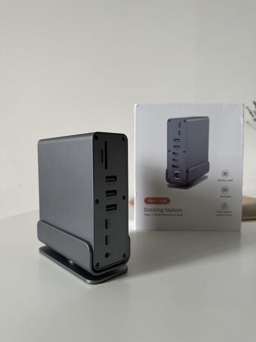 15 в 1 USB-C док-станція 4K для ноутбуку/ компьютера: 2 300 грн ...