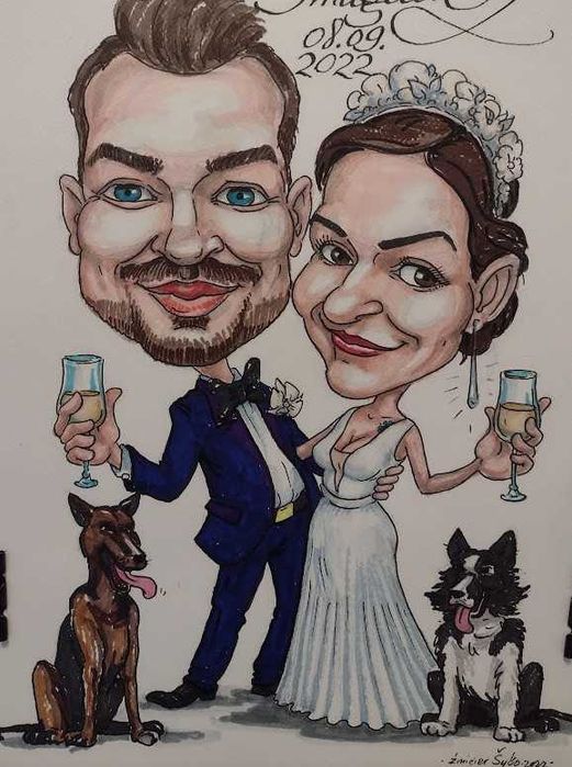 KARYKATURA ze zdjęcia