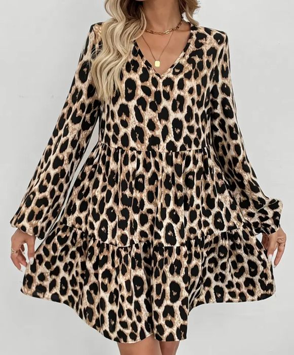 Sukienka w panterkę roz. M