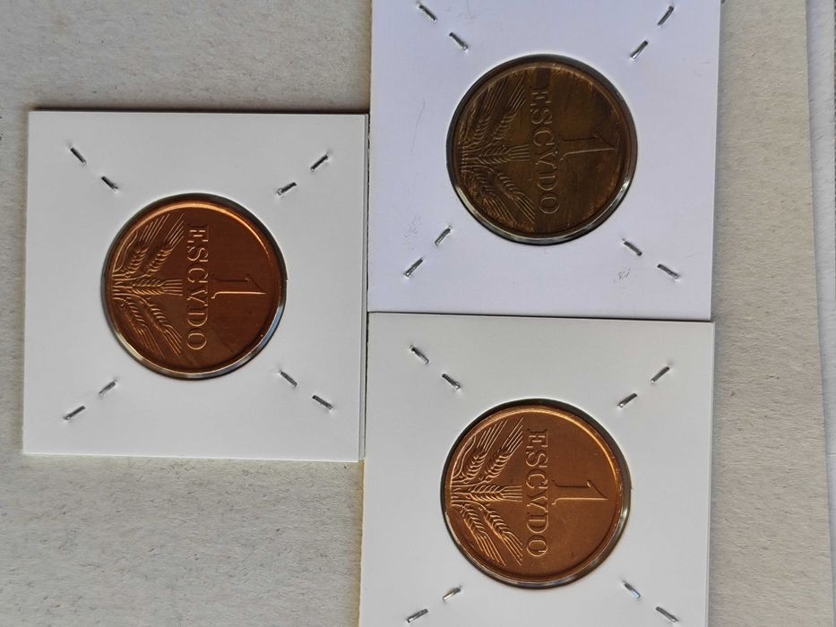 Moedas de 1$ impecáveis para venda individual.