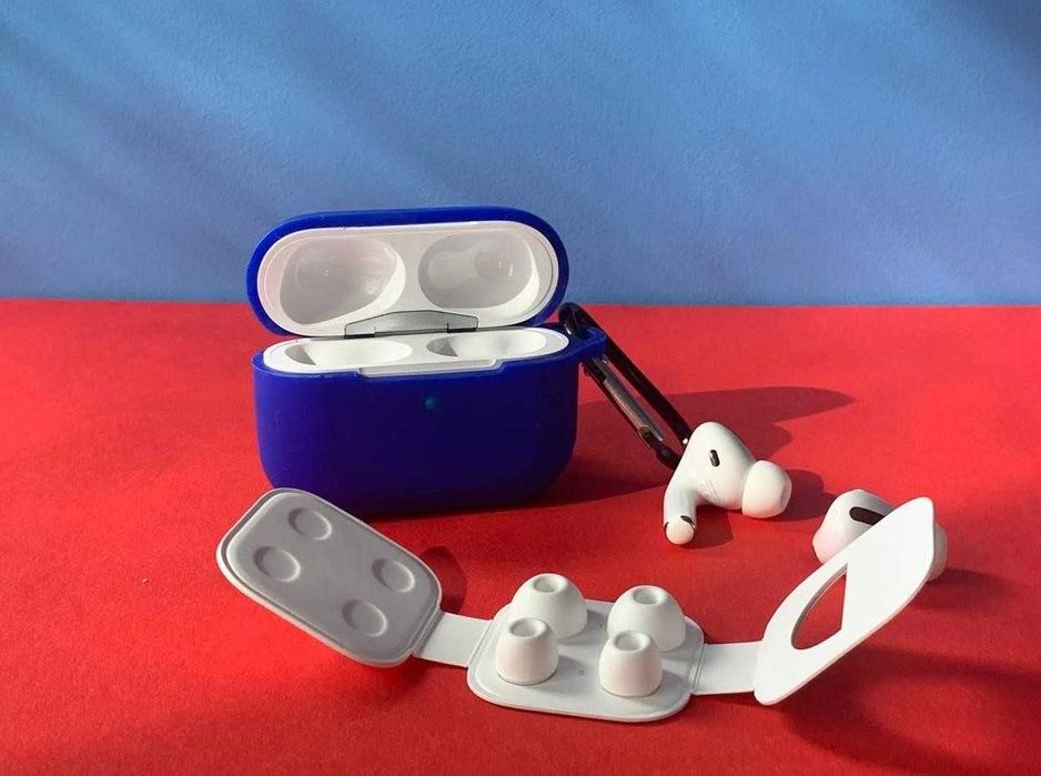 Наушники Беспроводные АирПодс Pro без шумки 1в1 Lux +чехол