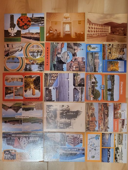 Pocztówki  miasta Lata 1950r -1990r