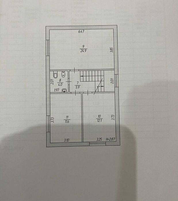 Продаётся  2 х этажный дом Бородинский микрорайон