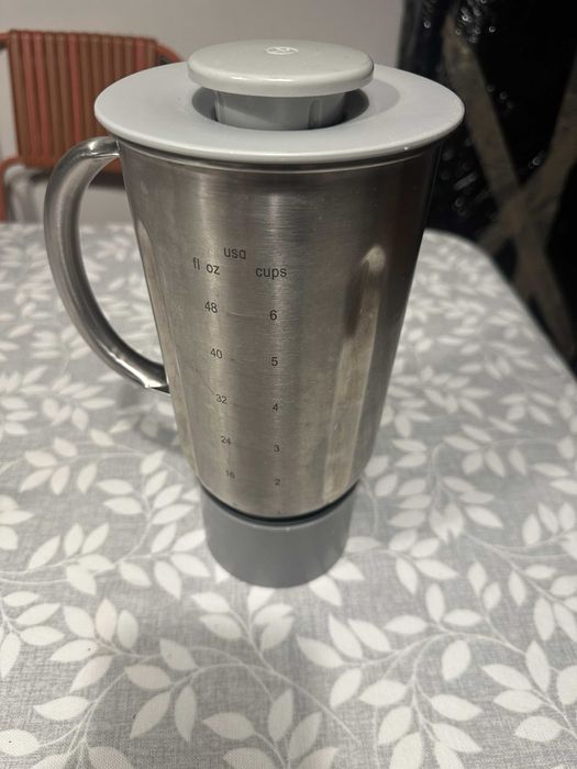 Jarro liquidificador inox Kenwood 1,6L — acessório Chef/Cooking Chef